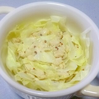 レンジで簡単！鶏胸肉とキャベツの重ね蒸し